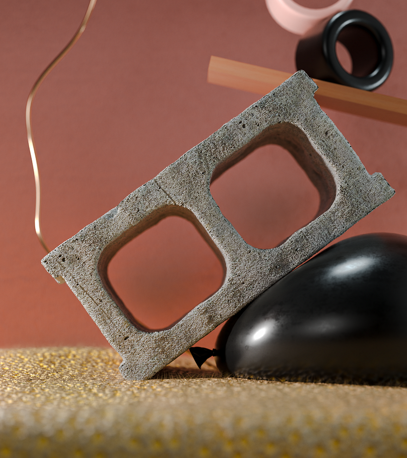 Composición still life 3D 0