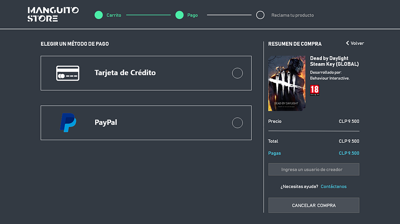 Mi Proyecto del curso: Diseño de interfaces para sitios web y aplicaciones / Manguito store 2