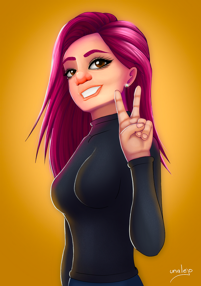 My project in Female Character Portraits in Procreate course -1