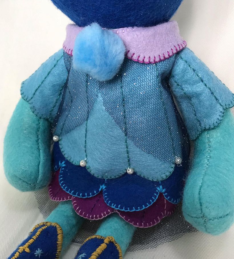  Textile Toys: diseño y creación de personajes en tela  ( water fairy ) 1