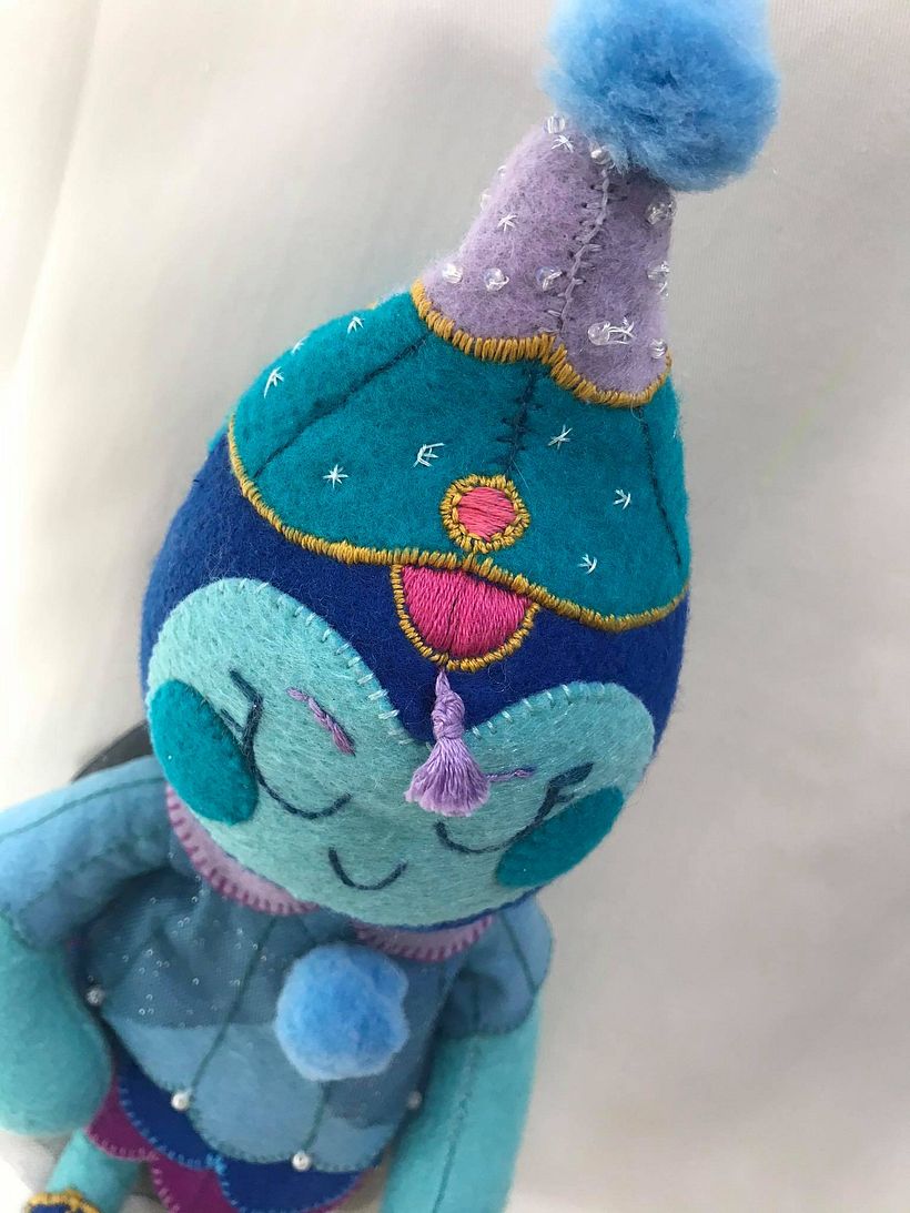  Textile Toys: diseño y creación de personajes en tela  ( water fairy ) 4