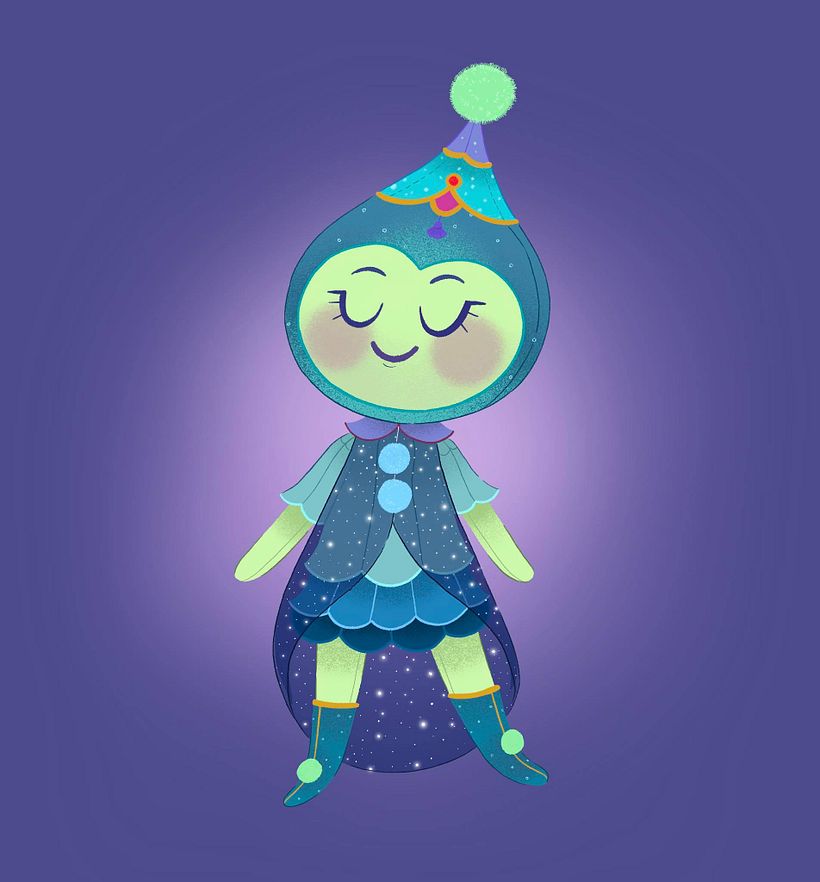 Este es mi boceto de como quería que se viera, tuve que cambiar un poco los colores debido a que no había en la mercería :) 