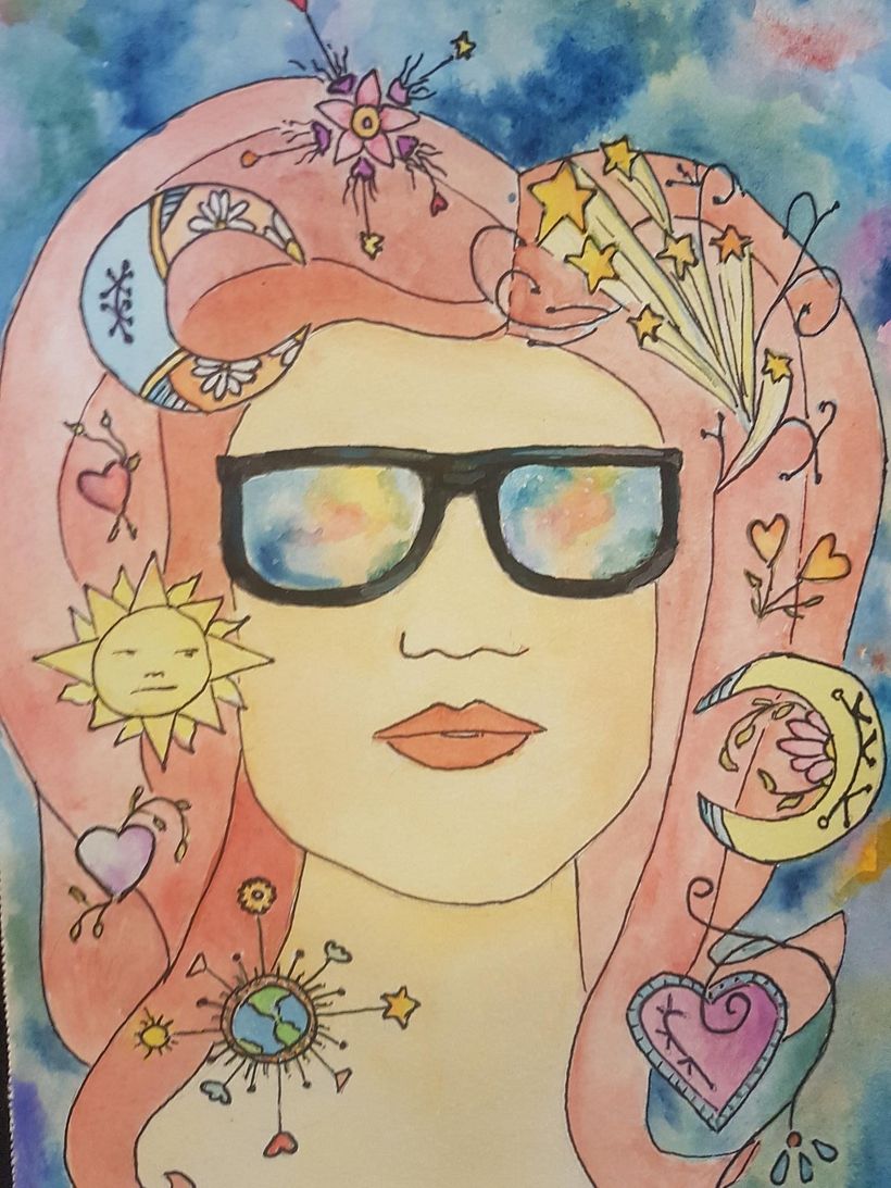 My project in Watercolor Techniques for Dreamlike Illustrations course -1