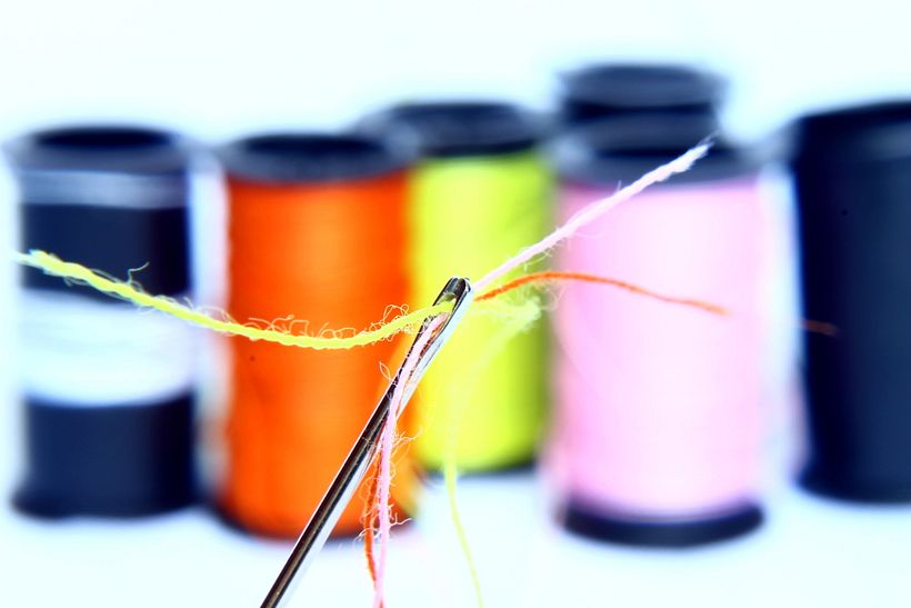 Agulha para o tingimento shibori