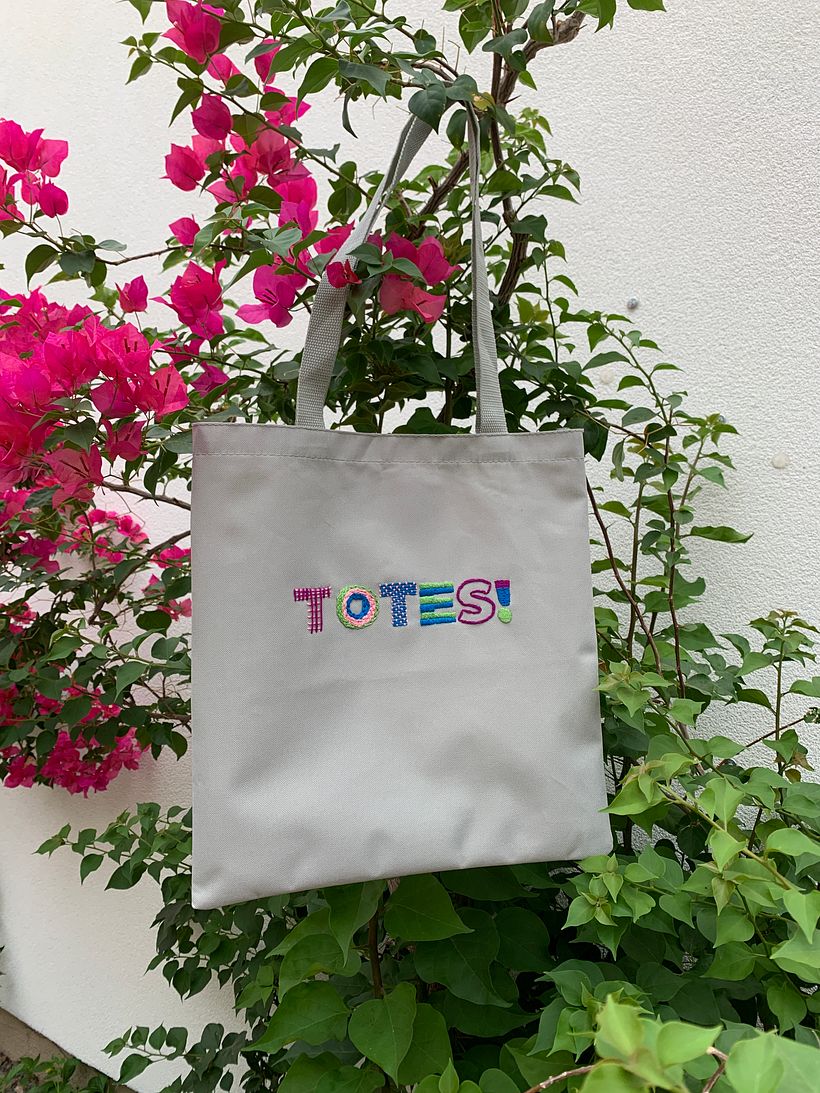 My project in Embroidered Letters: Thread as a Graphic Tool course -1