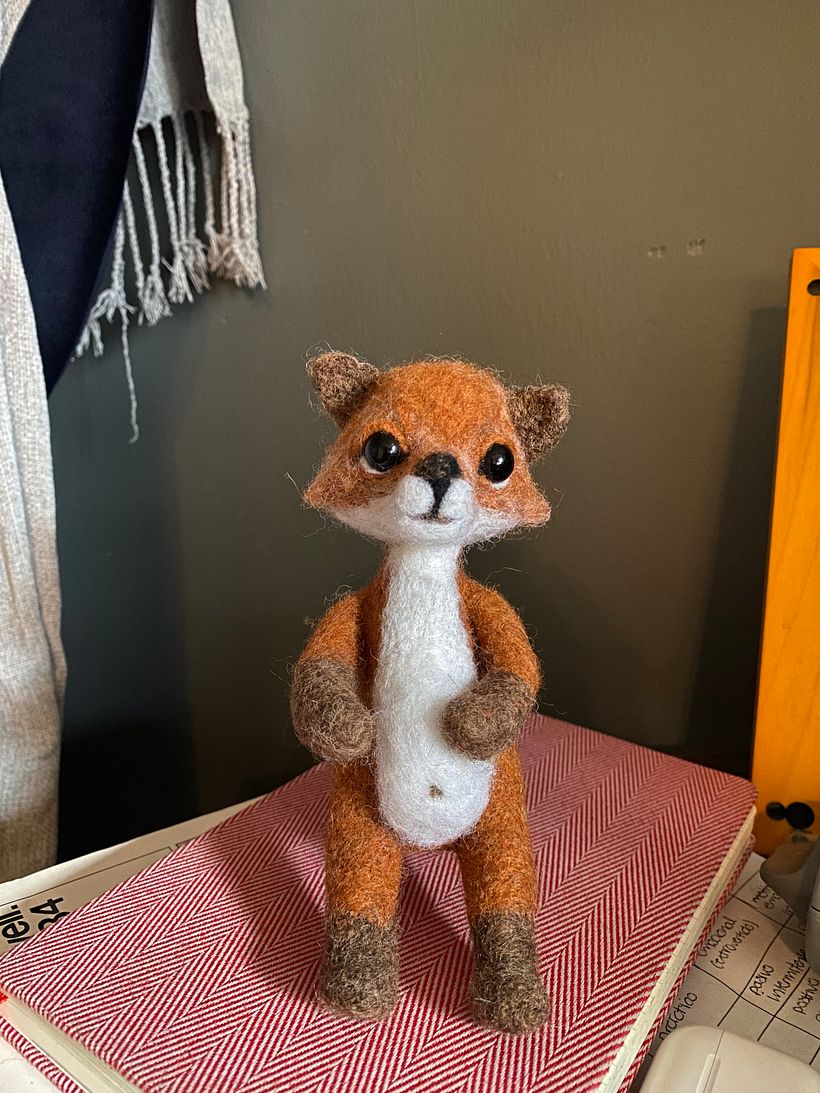 Mi Proyecto del curso: Needle felting: creación de personajes con lana y aguja 1