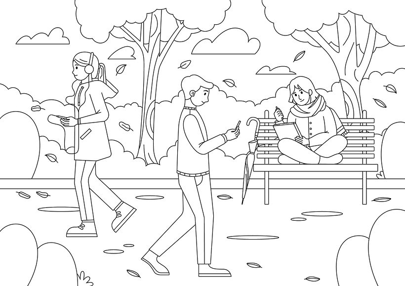 Meu projeto do curso: Ilustração vetorial estilizada com cor e personalidade 1