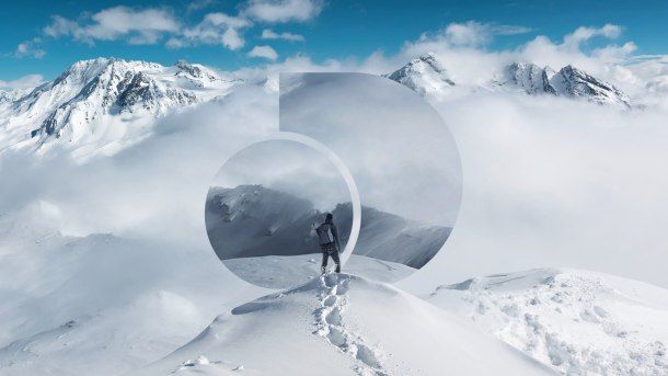 Arte para discovery+. Crédito: Chermayeff & Geismar & Haviv