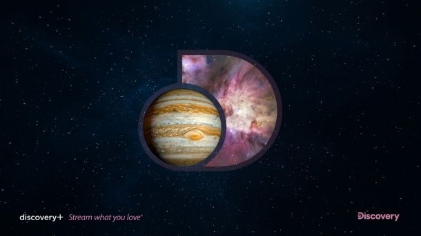 Arte para discovery+. Crédito: Chermayeff & Geismar & Haviv