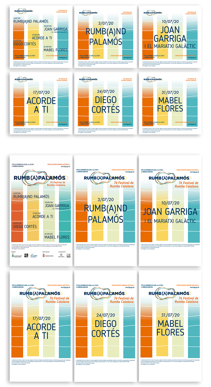 Adaptaciones promocionales genéricas y actuaciones individuales para redes sociales
