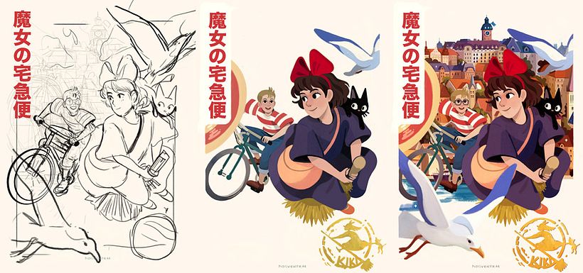 Kiki - Ghibli #1 (Fanart) 1