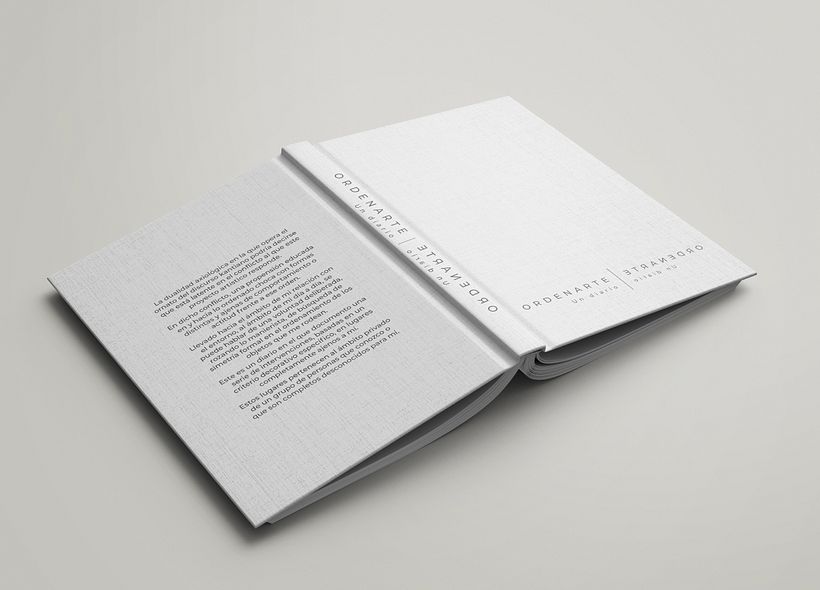 Mockup del aspecto exterior del diario que recoge cada una de las intervenciones realizadas