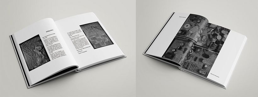 Mockup del aspecto interior del diario que recoge cada una de las intervenciones realizadas