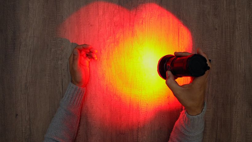The Fenix LD75C is ideal for lighting large areas and giving your photos some color.