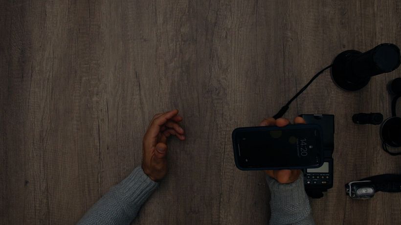Your cell phone is also a great lighting tool.