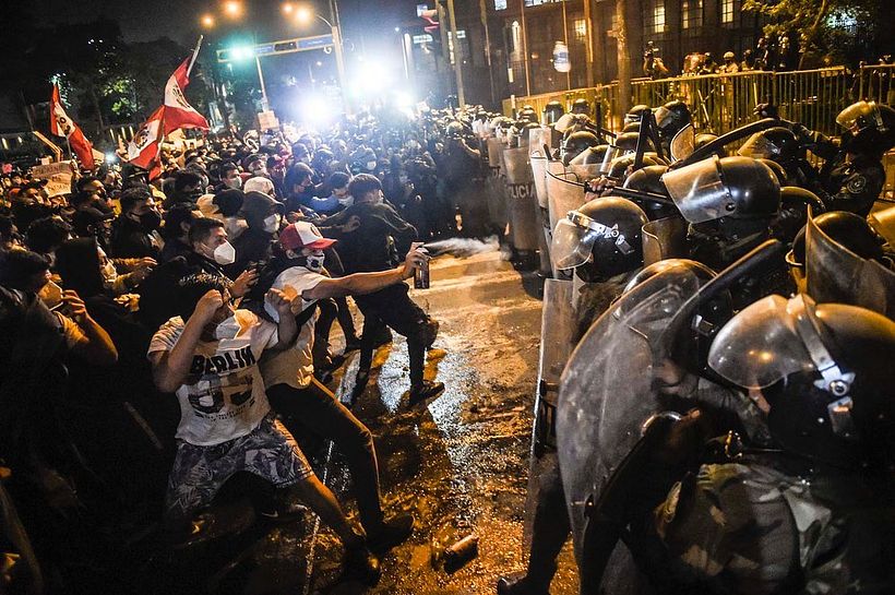 Ernesto Benavides retrató la crisis de Perú en 2020. Foto por Ernesto Benavides.