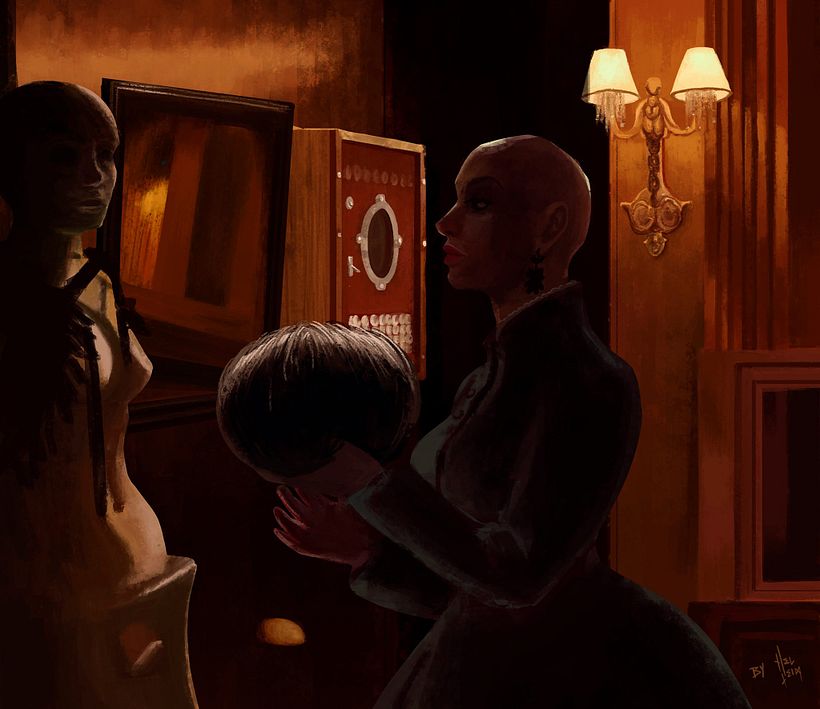 "In the Fabrics" color study.  -1