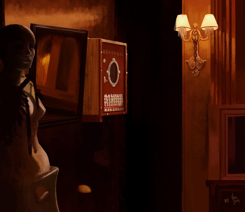 "In the Fabrics" color study.  0