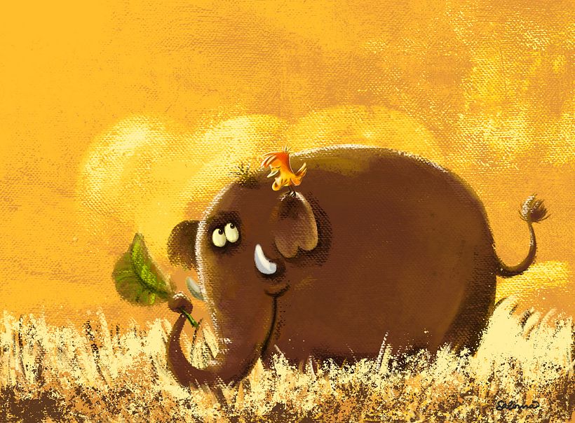 Ilustração digital para quadro 0