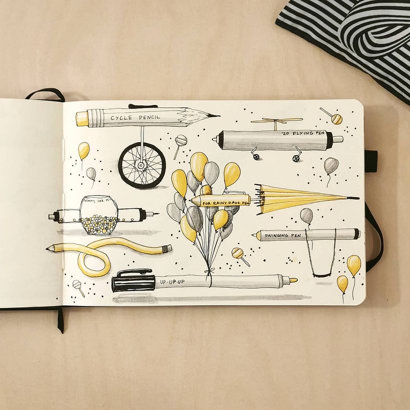 My project in The Art of Sketching: Transform Your Doodles into Art course 2