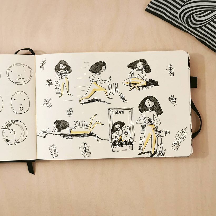 My project in The Art of Sketching: Transform Your Doodles into Art course 3