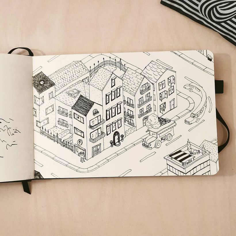 My project in The Art of Sketching: Transform Your Doodles into Art course 5