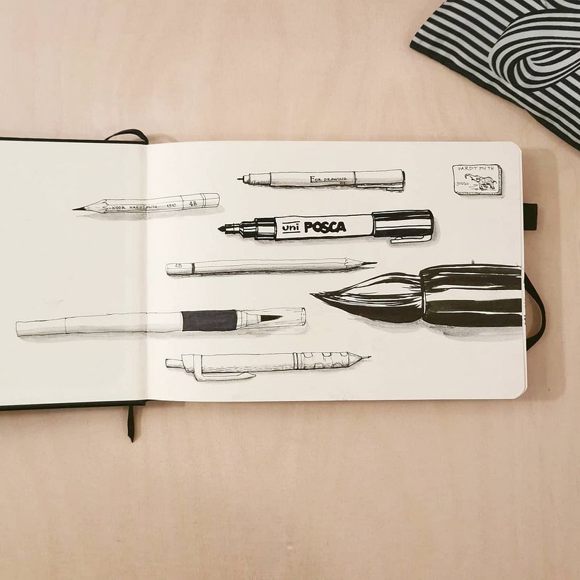 My project in The Art of Sketching: Transform Your Doodles into Art course 6