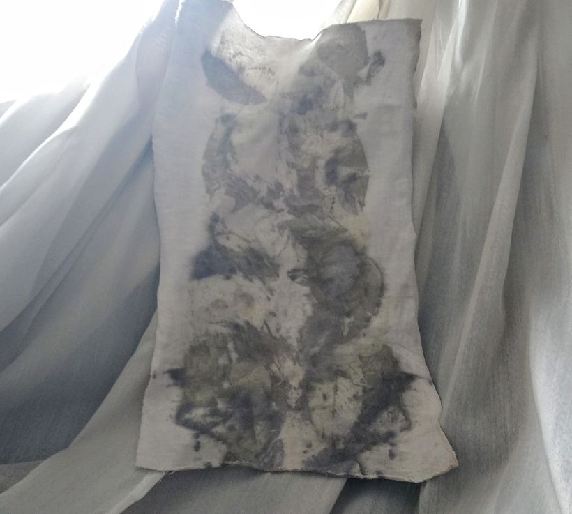 Amostra impressão com banho de sulfato ferroso