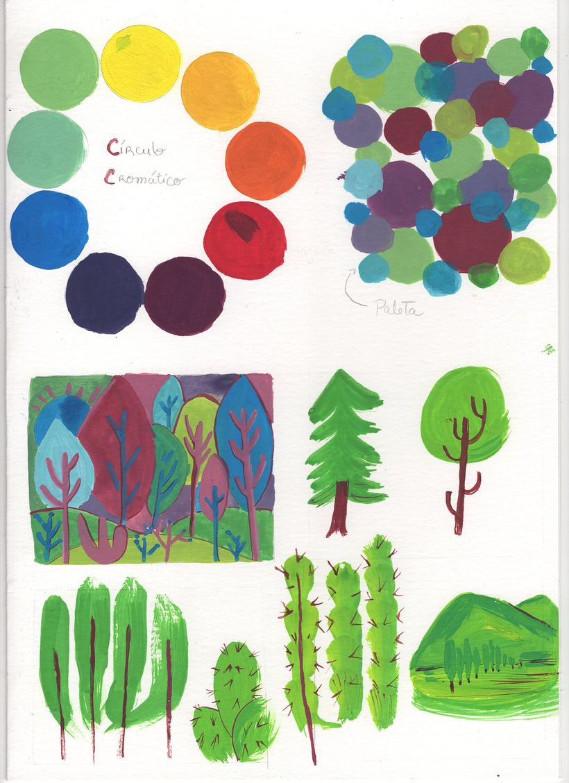 Mi Proyecto del curso: Sketchbook pictórico en gouache 0