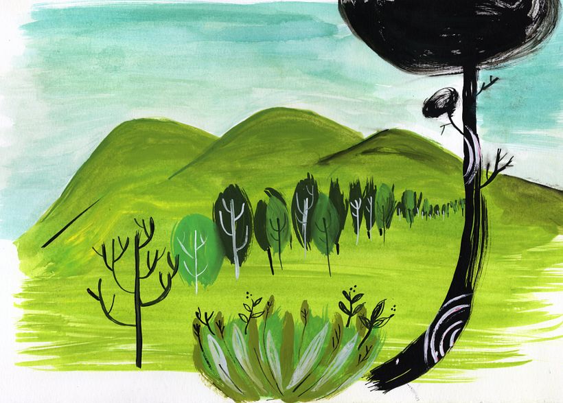 Mi Proyecto del curso: Sketchbook pictórico en gouache 2