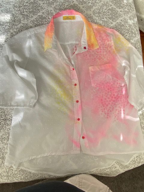 My project in Textile Printing Techniques for Beginners course 2
