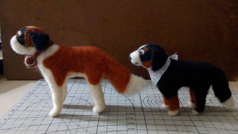 Bernard and Bernese: Needle Felting Animal Creation course 3