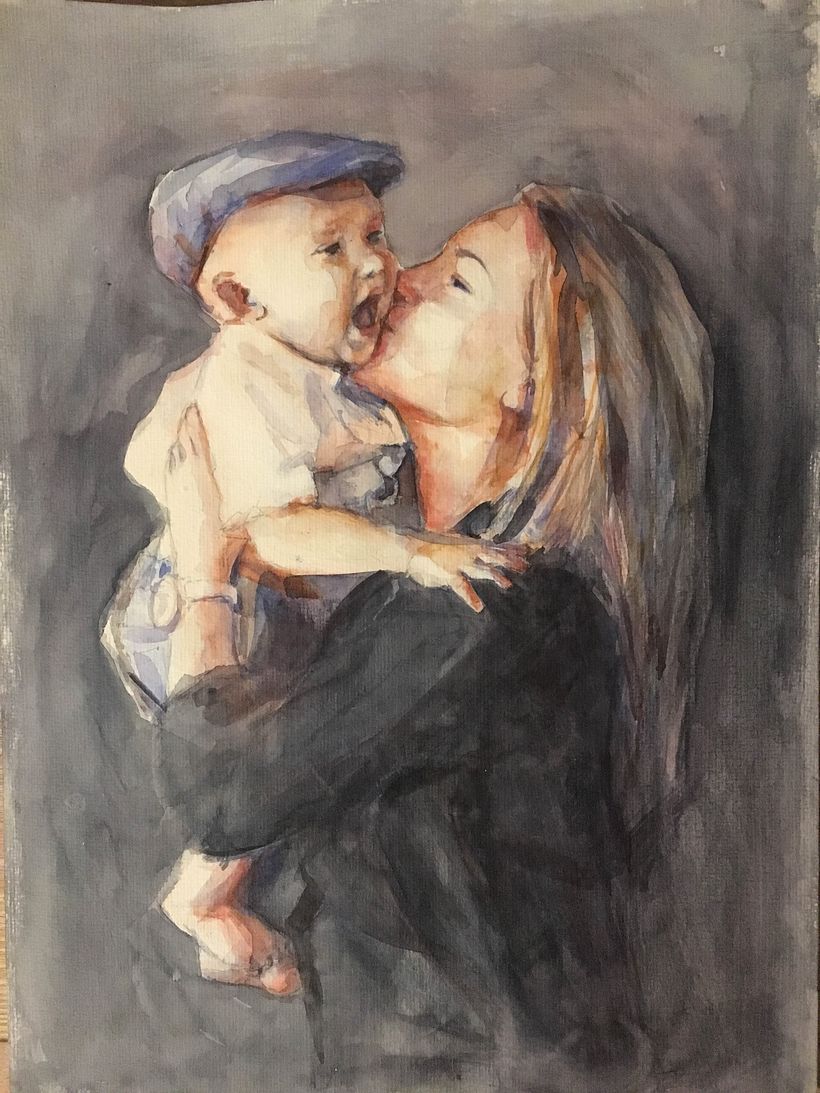 My project in Artistic Portrait with Watercolors course 0