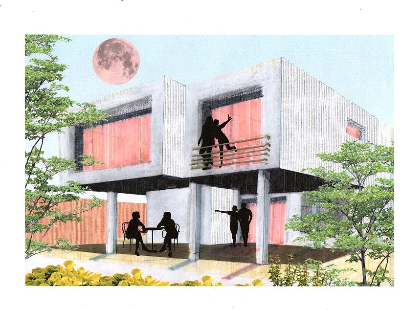 Técnica collage arquitectónico