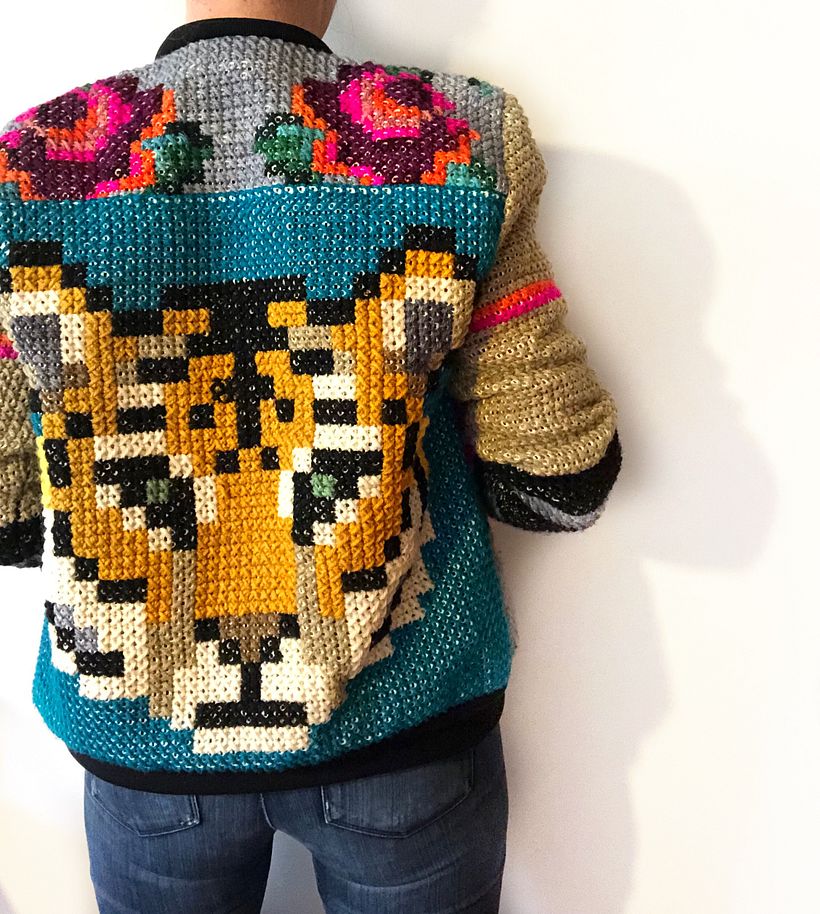 chaqueta de tigre floreado 4