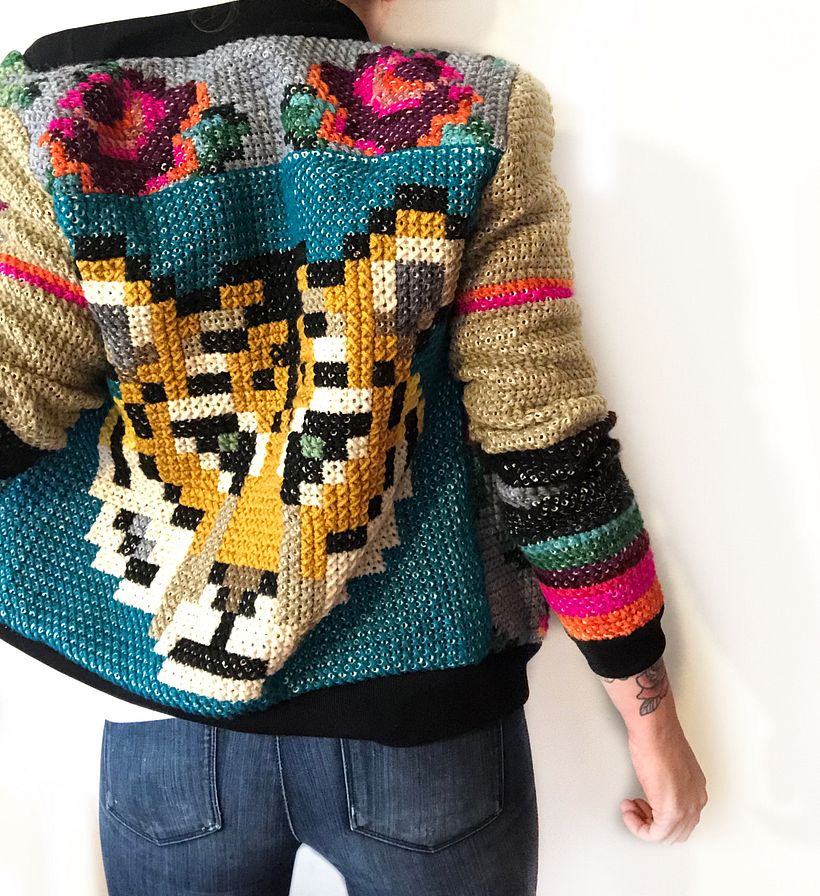 chaqueta de tigre floreado 5