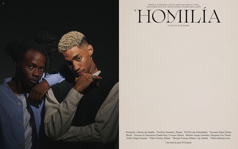 Homilía | Editorial for 25 Gramos - Fotografía