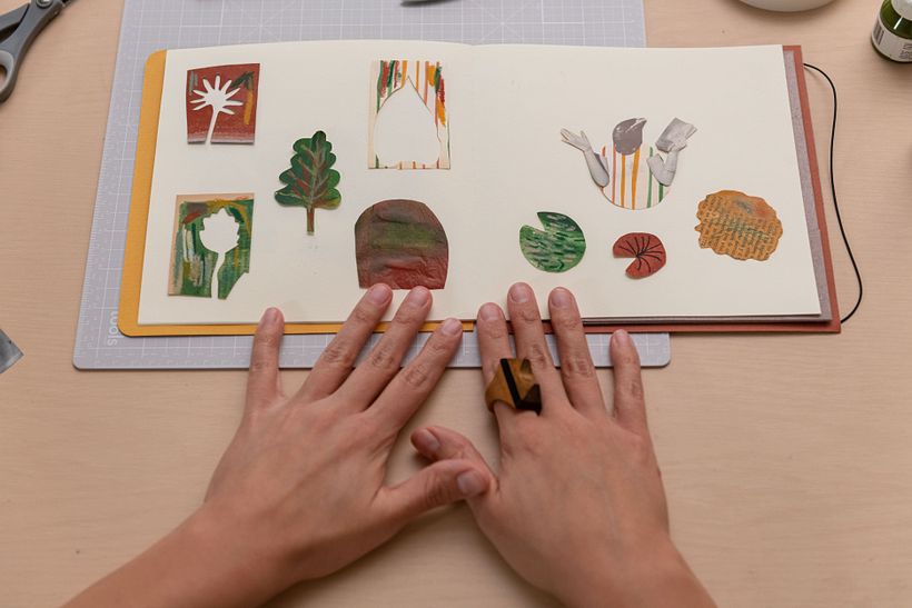 Ejemplo de scrapbook de Nuria Mel.