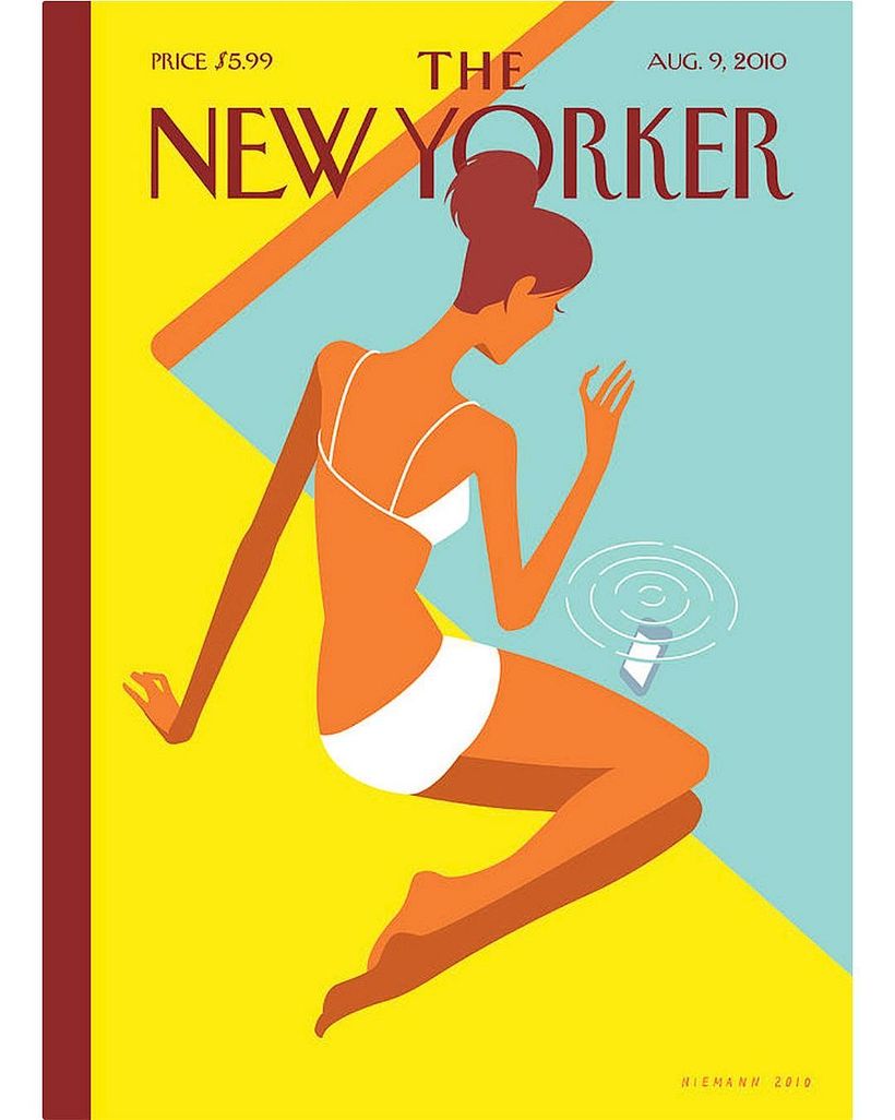 Capa da revista The New Yorker, por Christoph Niemann