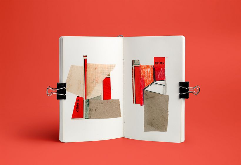 Moleskines: Collage and drawings -1