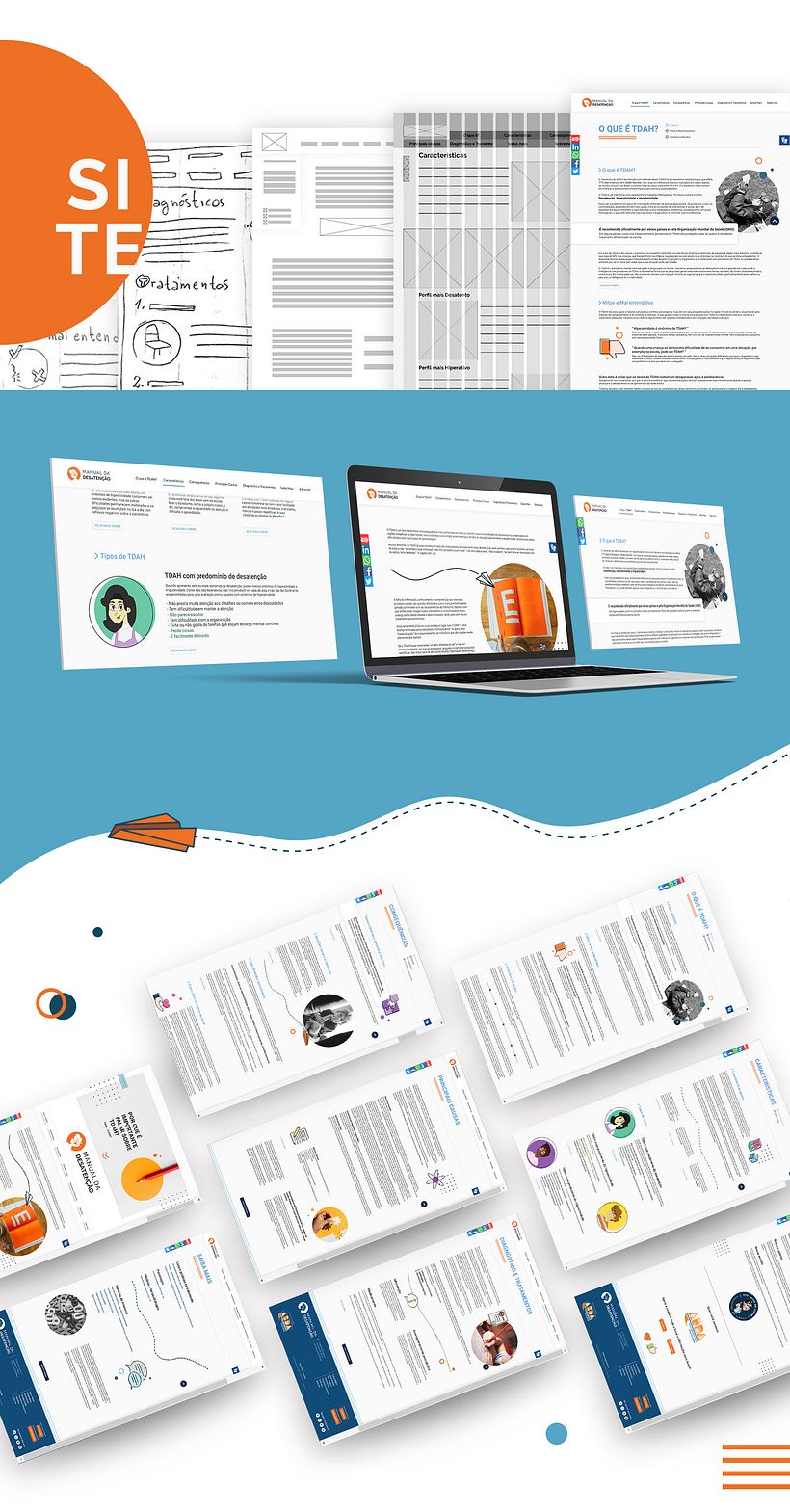 "Manual da Desatenção" Website Concept 7