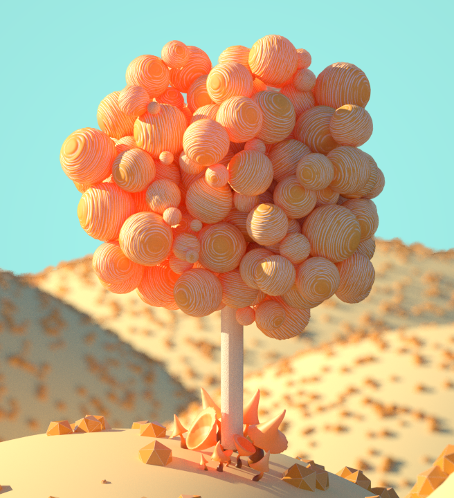 My project in 3D Animation with Cinema 4D and Redshift for Beginners course -1