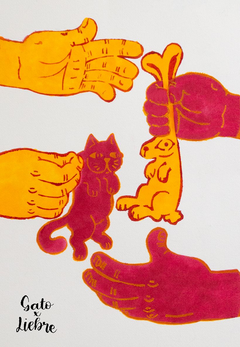 Cat for a Hare - Design gráfico