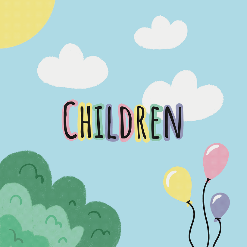 Existen muchos tipos de niños, y con esta serie de GIFs yo quiero representar a alguno de ellos.