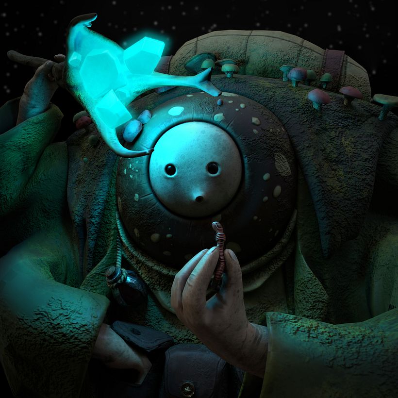 Personaje 3D (Truffy Inkcap) 1