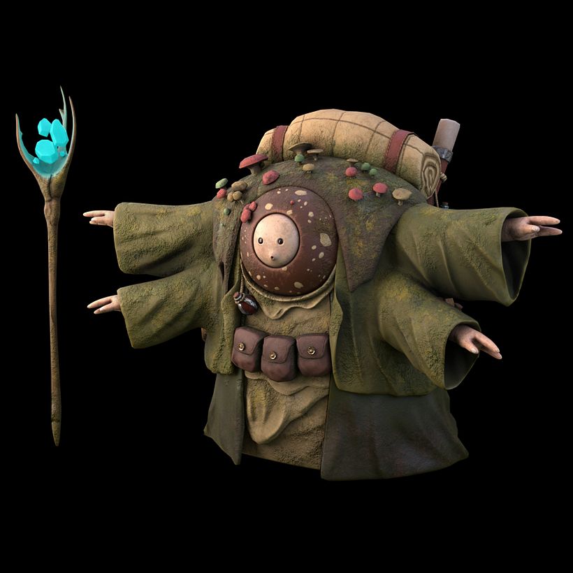 Personaje 3D (Truffy Inkcap) 2