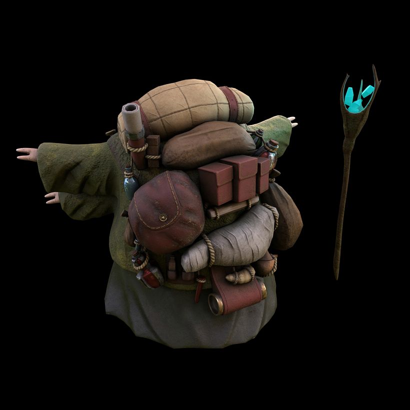 Personaje 3D (Truffy Inkcap) 3