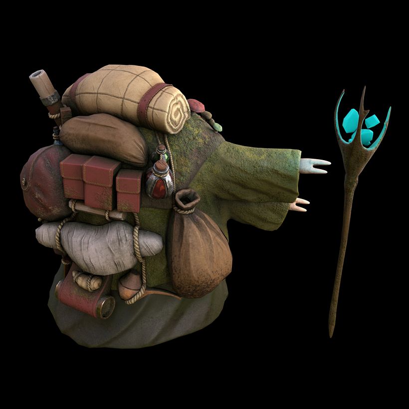 Personaje 3D (Truffy Inkcap) 4