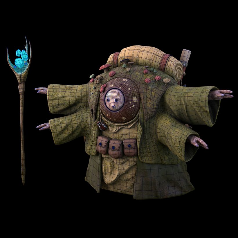 Personaje 3D (Truffy Inkcap) 5