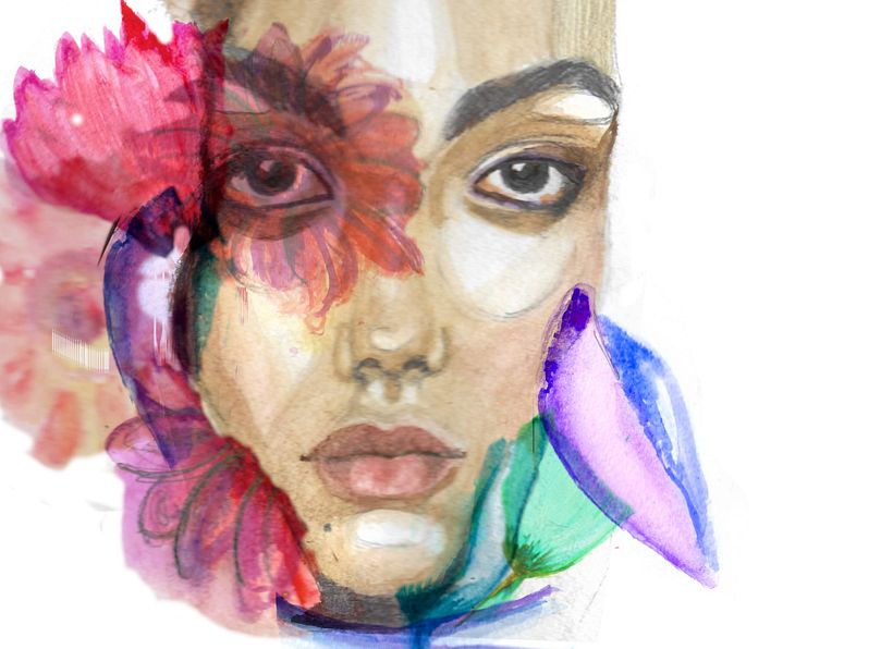My project in Illustrated Portrait in Watercolor course 0